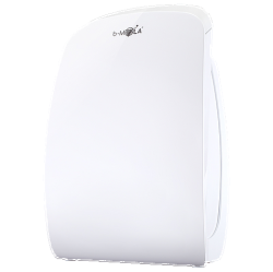 B-MOLA Air Purifier Hepa And Ncco Filtration 1701 Silver In White