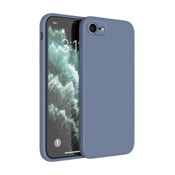 PANDACO Soft Shell Matte Lavender Case for Iphone 7 Or Iphone 8 Or Iphone Se (2020/2022) In Grey