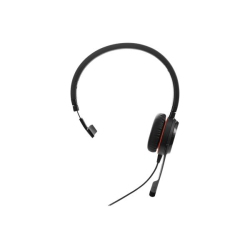 GN NETCOM/JABRA Jabra Evolve 20 On-Ear Monaural Sound Isolating Headphones With Mic (4993-823-309) - In Black