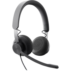 LOGITECH Zone Over-Ear Noise Cancelling Sound Isolating Headphones With Mic - - (981-000876) In Black