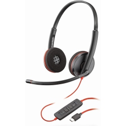 PLANTRONICS Blackwire 8225 On-Ear Noise Cancellation Headphones With Mic (214408-01)