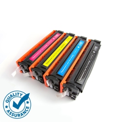 PRINTER PRO Compatible Replacement for 4 Colors Set- HP 204A (Cf510A/cf511A/cf512A/cf513A) Bk/m/y/c Toner Cartridge-HP Printer Laserjet