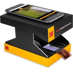 KODAK Mobile Portable Film Scanner, Scan Old 35MM Films & Slides Using Your Smartphone Camera In Black
