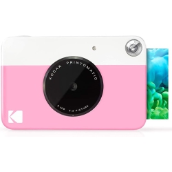KODAK Printomatic Digital Instant Print Camera With Zink Photo Paper - Full Color Prints In Pink