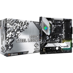 ASROCK B550M Steel Legend Desktop Motherboard B550M Steel Legend