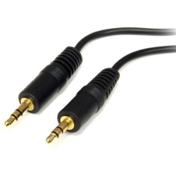 STARTECH 6 Ft 3.5MM Stereo Audio Cable - M/m - Audio Cable - Mini-Phone Stereo 3.5 MM (M) - Mini-Phone Stereo 3.5 Mm
