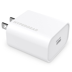 HYPERGEAR Hyper - Wall Charger 1 Port USB-C 20 Watt Magsafe Compatible (White)