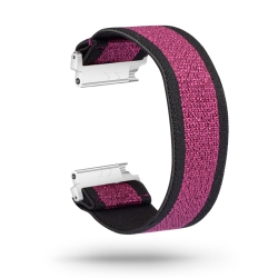 STRAPSCO Nylon Elastic Watch Band Strap for Fitbit Versa & Versa 2 & Versa Lite - Sparkles In Pink