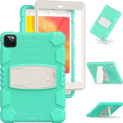 CSMART 【】 Shockproof Heavy Duty Rugged Defender Hard Case Kickstand Cover for Ipad Air 4 5 4Th 5Th Gen. In Mint