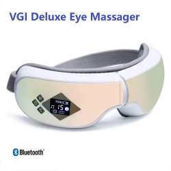 VGI Deluxe Electronic Intelligent Air Compression Eye Massager-Pearl In White