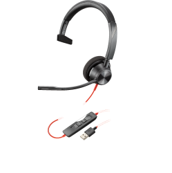 PLANTRONICS Blackwire 3300 On-Ear Noise Cancellation Headphones With Mic (213928-01)