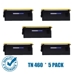 PRINTER PRO 5 Pack Brother Tn460/tn-460/tn430 Toner Cartridge-Brother Printer Hl 1240/1440/8600/9650 In Black