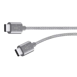 BELKIN USB-If Certified Mixit 6-Foot Metallic USB-C to USB-C (USB Type C) Charge Cable