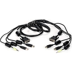 AVOCENT Cbl0146 Cybex - Video/USB/audio Cable - Mini-Phone Stereo 3.5 Mm, USB Type B, Dvi-D (M) to USB, Mini-Phone Stereo 3