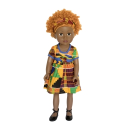 BROWN DIVAS DOLLS Dalia - Divas Dolls Collection - 18 Inches