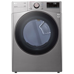 LG 7.4 Cu. Ft. Electric Steam Dryer (DLEX3850V) - Graphite Steel