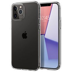 Étui Rigide Ajusté Crystal Flex De Spigen Pour Iphone 12/12 Pro - Transparent
