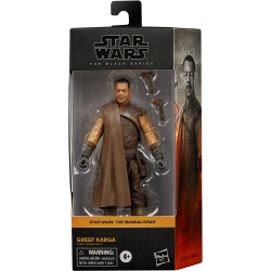 STAR WARS The Series Box Art 6 Inch Action Figure Wave 3 - Greef Karga In Black