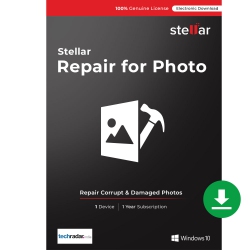 STELLARDATARECOVERY Stellar Repair for Photo Software | for Windows | Standard | Repairs Corrupt Or Damaged Photos | 1 Device, 1 Yr Subscription