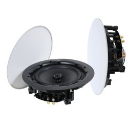 BOOST AUDIO Nv802F Near-Vanishing Premium 8" In-Ceiling Speakers (Pair)