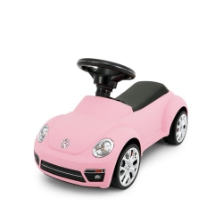 VOLTZ TOYS Vw Licensed Beetle Kids Foot to Floor Push Along Ride On Car(Pink)