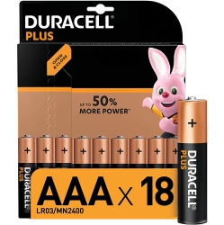 DURACELL - Coppertop Aaa Alkaline Batteries - Long Lasting, All-Purpose Triple A Battery for Household And Business - Pack Of 18