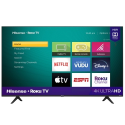 HISENSE Refurbished (Good) - 58" Class 4K Uhd Led Roku Smart Tv HDr ( 58R6E3 )