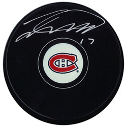 Frameworth Montreal Canadiens: Hockey Puck Signed By Josh Anderson