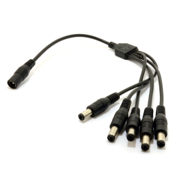 SEQCAM Cctv 1 to 5 Power Cable Splitter