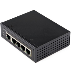STARTECH.COM Startech Industrial 5 Port Gigabit Poe Switch 30W - Power Over Ethernet Switch - GBe Poe+ Network Switch - Unmanaged - Ip-30