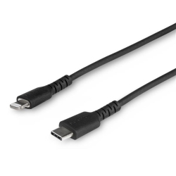 STARTECH.COM Startech 1M USB C to Lightning Cable - Iphone Ipad Fast Charging Durable Charge & Sync Cord W/aramid Fiber Apple Mfi Certified In Black