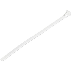 STARTECH.COM Startech 100 Pack 8" Reusable Cable Ties - Large Releasable Nylon/plastic Zip Ties Resealable Adjustable Network Cable Wraps Ul In White