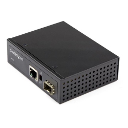 STARTECH.COM Startech Poe+ Industrial Fiber to Ethernet Media Converter 60W - Sfp to Rj45 - Sm/mm Fiber to Gigabit Copper Ip-30