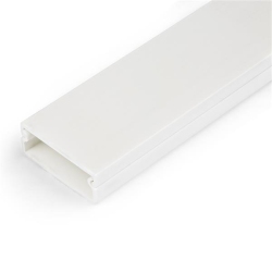 STARTECH.COM Startech Cable Management Raceway W/adhesive Tape 39In - Network Cable Hider Kit - Solid Wire Duct System - Power Cord Concealer Ul