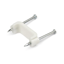 STARTECH.COM Startech 100 Pack Cable Clips With Nails - Two Steel Nails - Reusable Nail-In Clamps - Cord Mounting Clips/fasteners/tacks - Taa