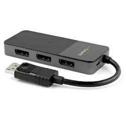 STARTECH.COM Startech 3-Port Multi Monitor Adapter - Displayport 1.4 to 3X Displayport Video Splitter - Dual/triple 4K - Dp 1.4 Mst Hub - Windows