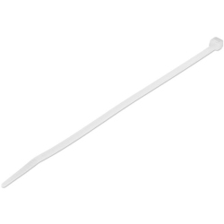 STARTECH.COM Startech 100 Pack 8" Cable Ties - Large Nylon/plastic Zip Ties Adjustable Network Cable Wraps Ul Taa In White