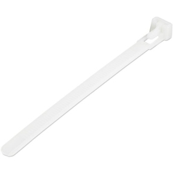 STARTECH.COM Startech 100 Pack 5" Reusable Cable Ties - Small Releasable Nylon/plastic Zip Ties Resealable Adjustable Network Cable Wraps Ul In White