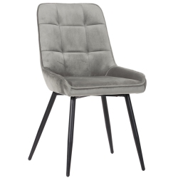FURNITURER Furniture R Velvet Side Chair