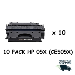 BESTONER 10 Pack HP 05A (Ce505A)/05A/505A/05/ce505 Toner Cartridge HP Laserjet P2055Dn/hp Laserjet P2055X/hp Laserjet P2055D In Black