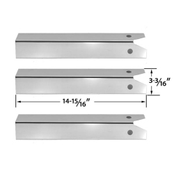 GRILL PARTS ZONE Replacement Heat Plate for Great Outdoors, Uniflame GBc750W-C, GBc750W, & Lynx Gas Models-3Pk