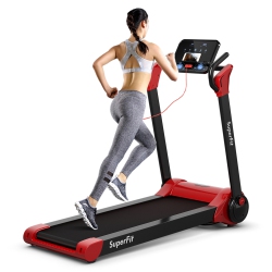SUPERFIT Folding 2.25HP Electric Treadmill Running Machine W/ Led Display