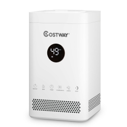 COSTWAY 3.5L Quiet Top Fill Air Humidifier W/ 3-Level Mist Timer Sleep Mode for Bedroom