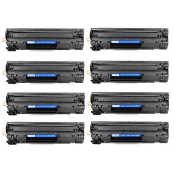 PRINTER SOLUTION Brand New Compatible 8 Pack HP 48A (Cf248A) Toner Cartridge In Black