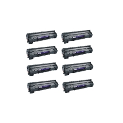 CC Premium Compatible 8 Pack HP 85A Ce285A Toner Cartridge In Black