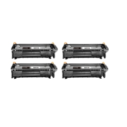 CC Premium Compatible 4 Pack HP 12A Q2612A Toner Cartridge In Black