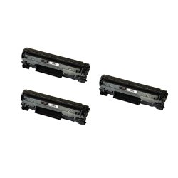 CC Premium Compatible 3 Pack HP 83X Cf283X Toner Cartridge In Black