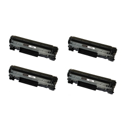CC Premium Compatible 4 Pack HP 83X Cf283X Toner Cartridge In Black