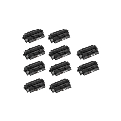 CC Premium Compatible 10 Pack HP 80A Cf280A Toner Cartridge In Black