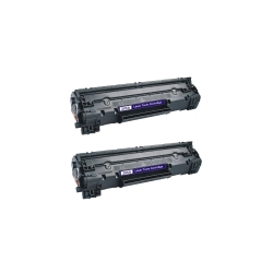 CC Premium Compatible 2 Pack HP 85A Ce285A Toner Cartridge In Black